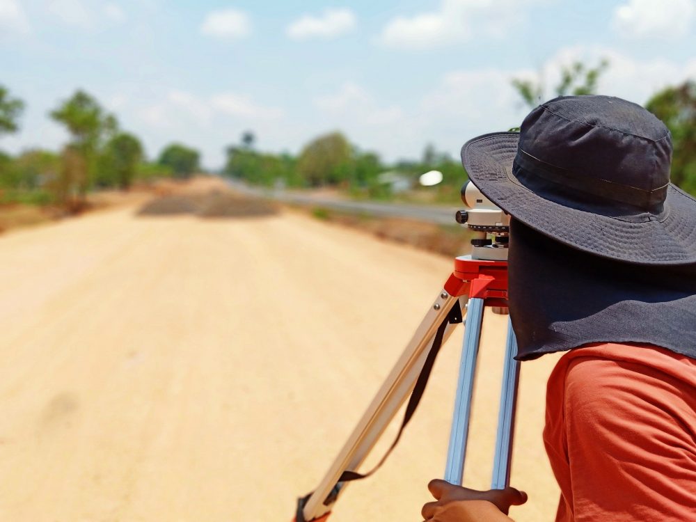 Work as executed survey construction site